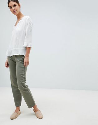 French Connection Lucia Flannel Sweatpants-Green