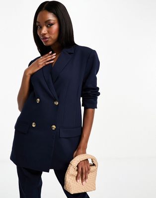 French Connection luxe tailored blazer in navy - part of a set