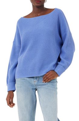 French Connection Millie Mozart Waffle Knit Sweater in Wildflower