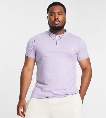 French Connection Plus polo in lilac-Purple