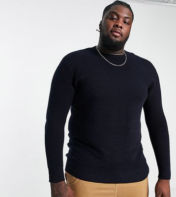 French Connection Plus sweater in navy