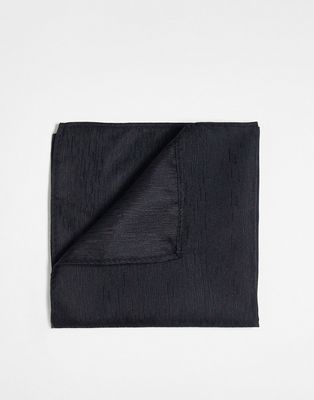French Connection pocket square in black