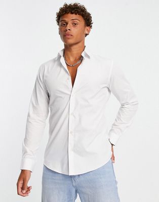 French Connection regular fit shirt in white
