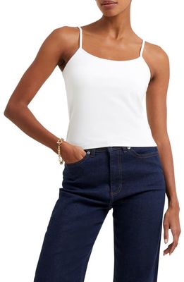 French Connection Roy Stretch Cotton Camisole in Summer White