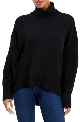 French Connection Vhari Turtleneck Sweater in Black
