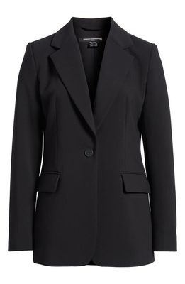 French Connection Whisper Single Breasted Blazer in Blackout