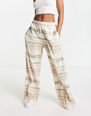 French Connection wide leg pants in light pink