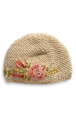 FRENCH KNOT Josephine Wool Cloche in Natural