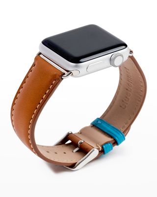 French Leather Apple Watch Band, - 42,44,45mm