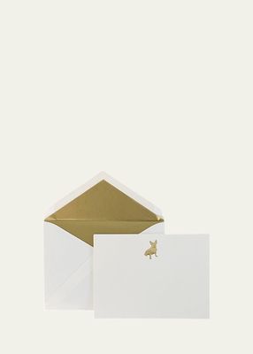 Frenchie Dog Stationery Set, 12 Cards & Envelopes