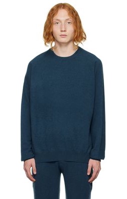Frenckenberger Blue Boyfriend R-Neck Sweater