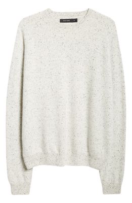 FRENCKENBERGER Cashmere Crewneck Sweater in Pointilsed Frost