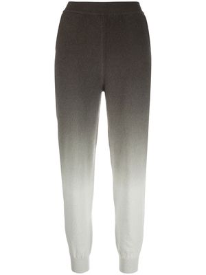Frenckenberger cashmere gradient track pants - Green