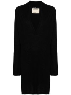 Frenckenberger fine-knit cashmere dress - Black