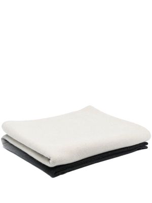Frenckenberger gradient-effect cashmere blanket - Grey