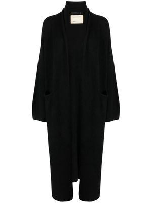 Frenckenberger long-sleeve cashgora cardigan - Black