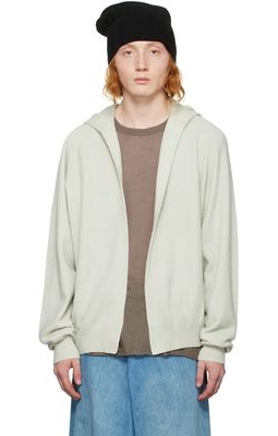 Frenckenberger SSENSE Exclusive Off-White Open Hoodie