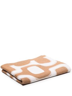 FRESCOBOL CARIOCA abstract-print towel - Brown