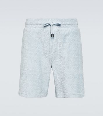 Frescobol Carioca Augusto cotton terry jacquard shorts