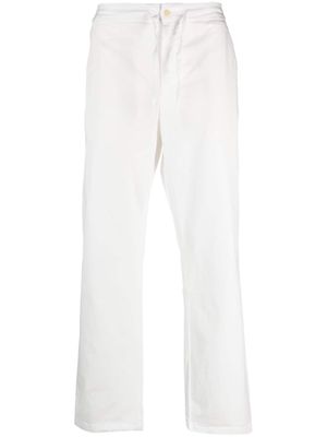 Frescobol Carioca drawstring straight-leg trousers - White