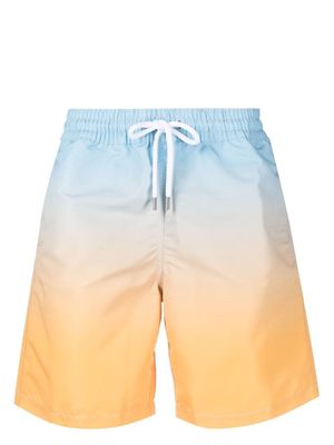 Frescobol Carioca gradient-effect swim shorts - Blue