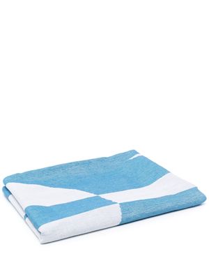 Frescobol Carioca graphic-print towel - Blue