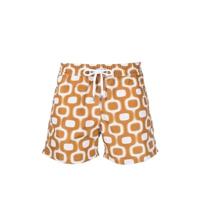 Frescobol Carioca Ipanema print swim shorts - Neutrals