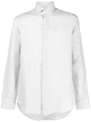 Frescobol Carioca linen long-sleeve shirt - Grey