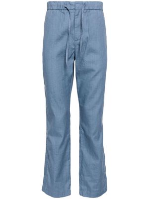 Frescobol Carioca Oscar straight-leg drawstring trousers - Blue
