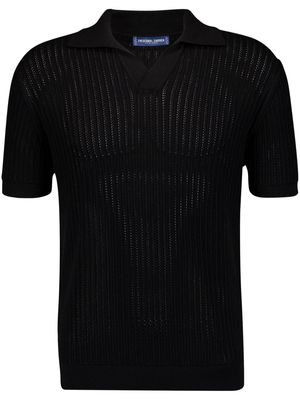 Frescobol Carioca Rino cotton polo shirt - Black