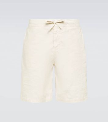 Frescobol Carioca Sergio linen-blend Bermuda shorts
