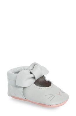 Freshly Picked Bow Crib Shoe in Bunny