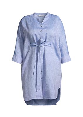 Fresia Cotton-Linen Shirtdress