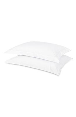 FRETTE Cotton Percale Pillow Sham in White