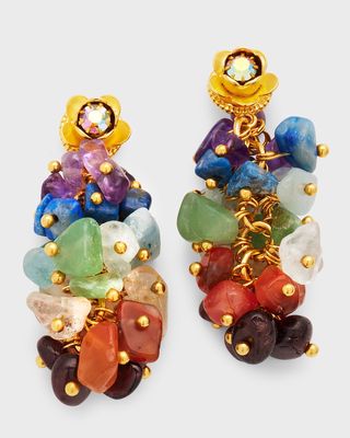 Frida Multi-Stone Dangle Earrings