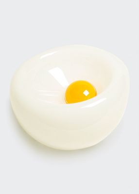 Fried Egg Dish 6" Decorative Accent