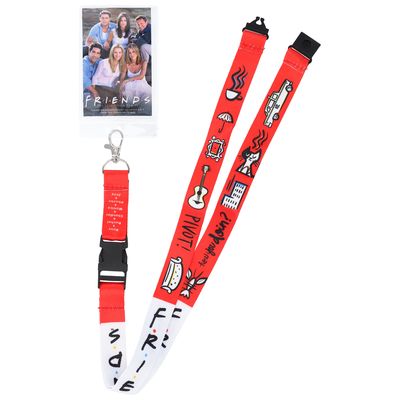 Friends  Reversible Lanyard with ID Holder