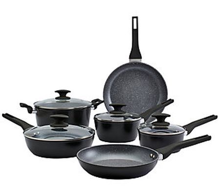 Frigidaire 10-Pc Charcoal Aluminum Cookware Set