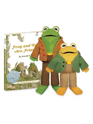 Frog & Toad Plushie & Book 3-Piece Set - Green - Green