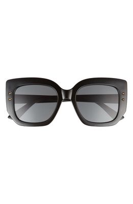 Frye 50mm Square Sunglasses in Black