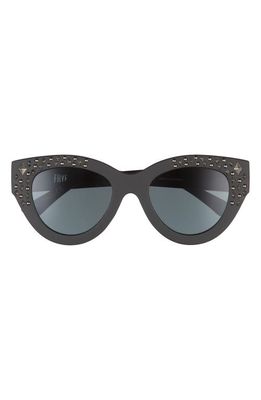 Frye 53mm Cat Eye Sunglasses in Black