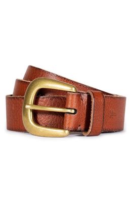 Frye Core Harness Leather Belt in Cognac