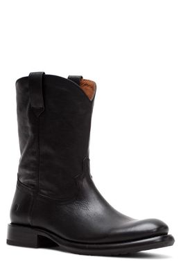 Frye Duke Roper Boot in Black Leather 