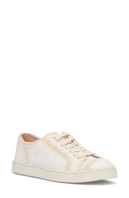 Frye Ivy Crochet Low Top Sneaker in White 