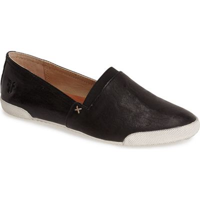 Frye Melanie Slip-On Flat in Black