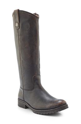 Frye Melissa Double Sole Knee High Boot in Black - Toga Leather