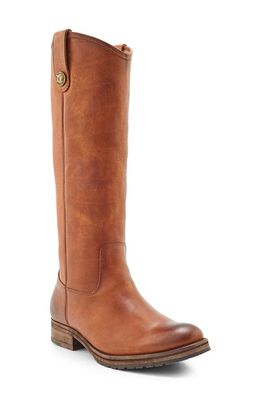 Frye Melissa Double Sole Knee High Boot in Bronze - Renice Leather