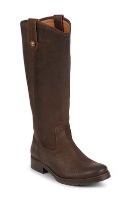 Frye Melissa Double Sole Knee High Boot in Brown River Leather