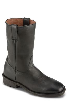 Frye Nash Roper Boot in Black Renice Leather
