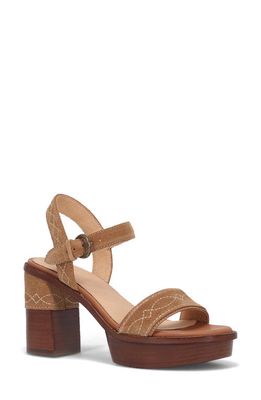 Frye Pipa Platform Sandal in Almond